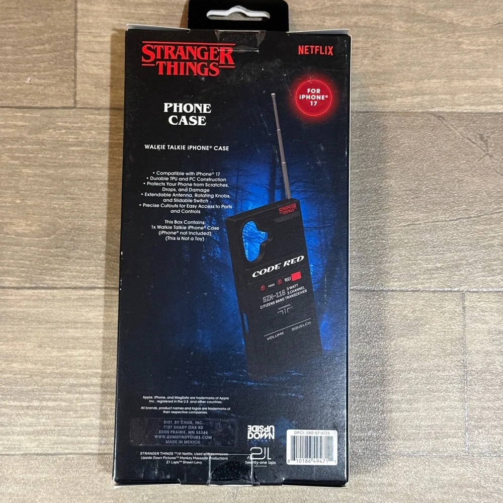 Stranger Things Walkie-Talkie Phone Case Apple iPhone 17